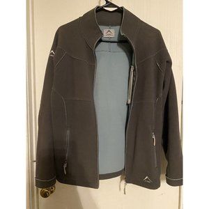 K-Way Womens Full Zip Georgia Fleece Jacket Gray Size Medium